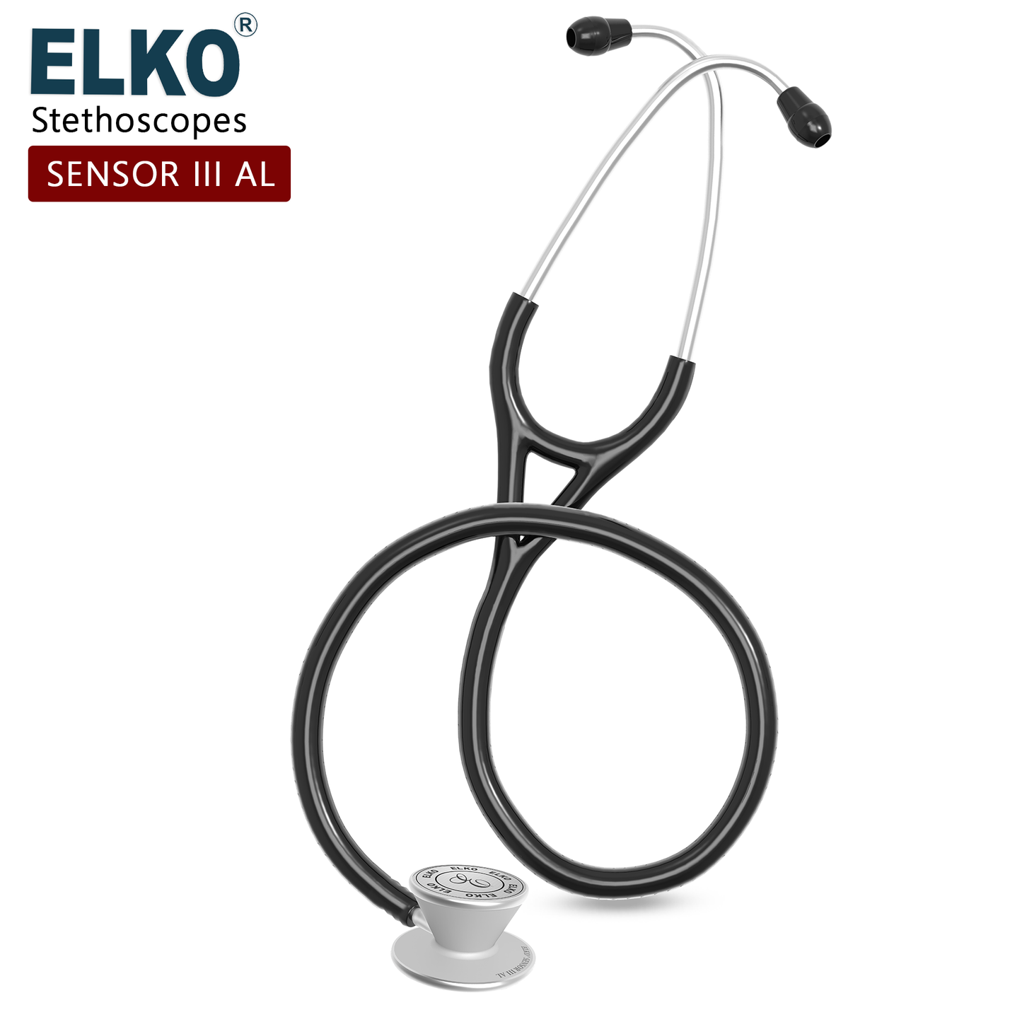 ELKO SENSOR III AL Aluminum Head Stethoscope